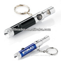 Aluminum LED Whistle Compass Keychain